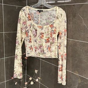 Dreamy lace corset top